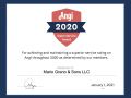 2020 SSA Certificate